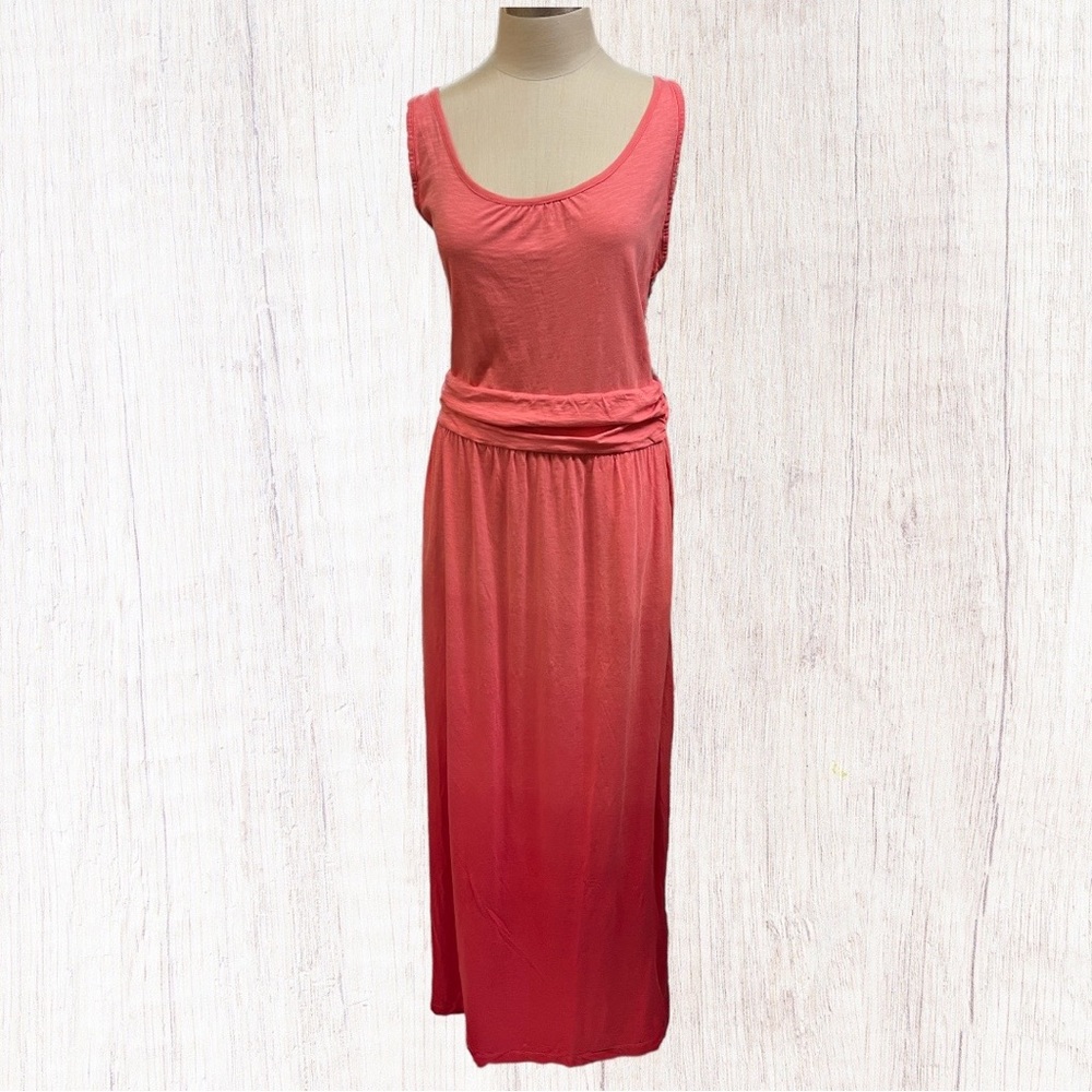 NWT Columbia Brand Cotton Coral Maxi Dress - Size M